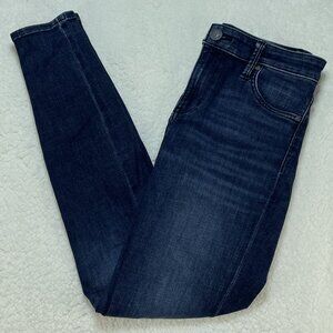 Kut From The Kloth Womens 0 Blue Mia Toothpick Ankle Dark Wash High Rise 26x28